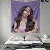 Olivia Isabel Rodrigo Wall Tapestry Aesthetic Wall Hanging Printed Fabric Blanket Decorative Tapestries for Bedroom Living Room Home Decor