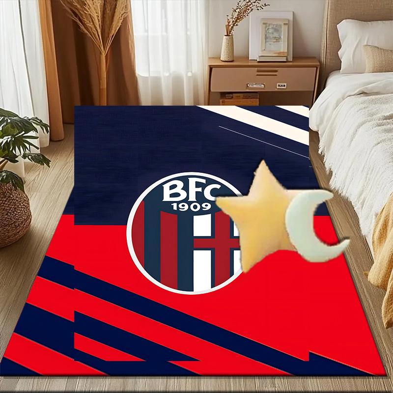 Milan Football club Printed Office Carpet Chair Cushion Entryway Rug, Rugs for Living Room, Bedroom Christmas gifts