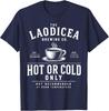 The Laodicea Brewing Co Hot Or Cold Only Bible Verse Joke T-Shirt