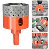 Hole Saw, Ankoow 20-65mm Hole Saw Tooth Cutting Opener Drill Bit Hexagonal Shank for Marble Ceramic Tile