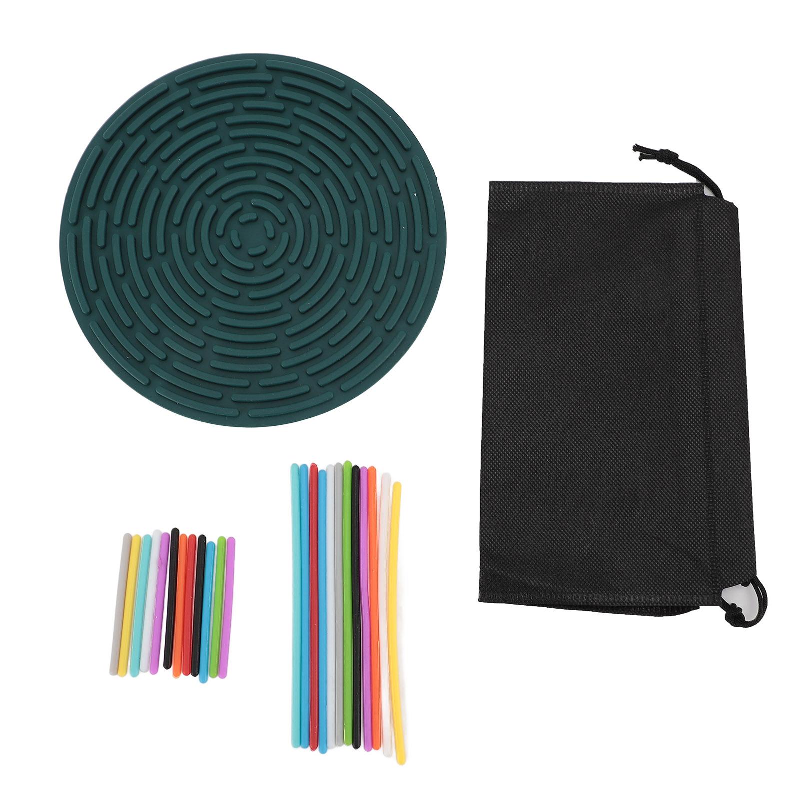 

Сенсорная доска для развития познавательной активности, снижение стресса, силиконовая игрушка-фиджет с 24 палочками Round