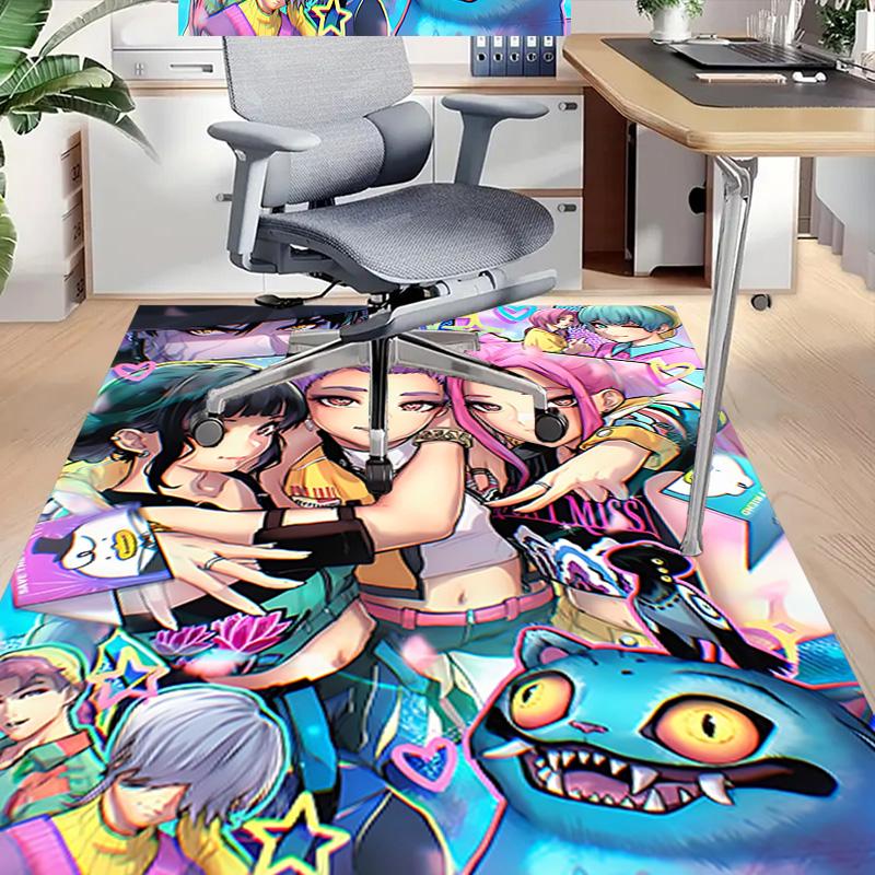 Fantasy Friends Unite Carpet For Playroom Bedroom Living Room Sofa Home Decorkids Game Area Rug Nonslip Floor Mat