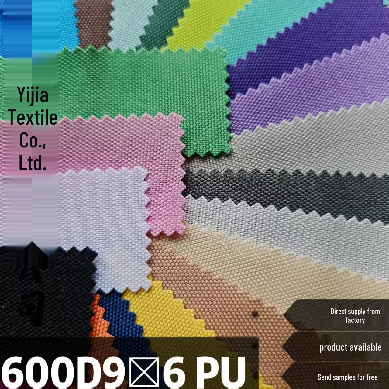

600D PU-Coated Polyester Fabric for Tents, Backpacks, Handbags & Beach Chairs with Heat Transfer Printing