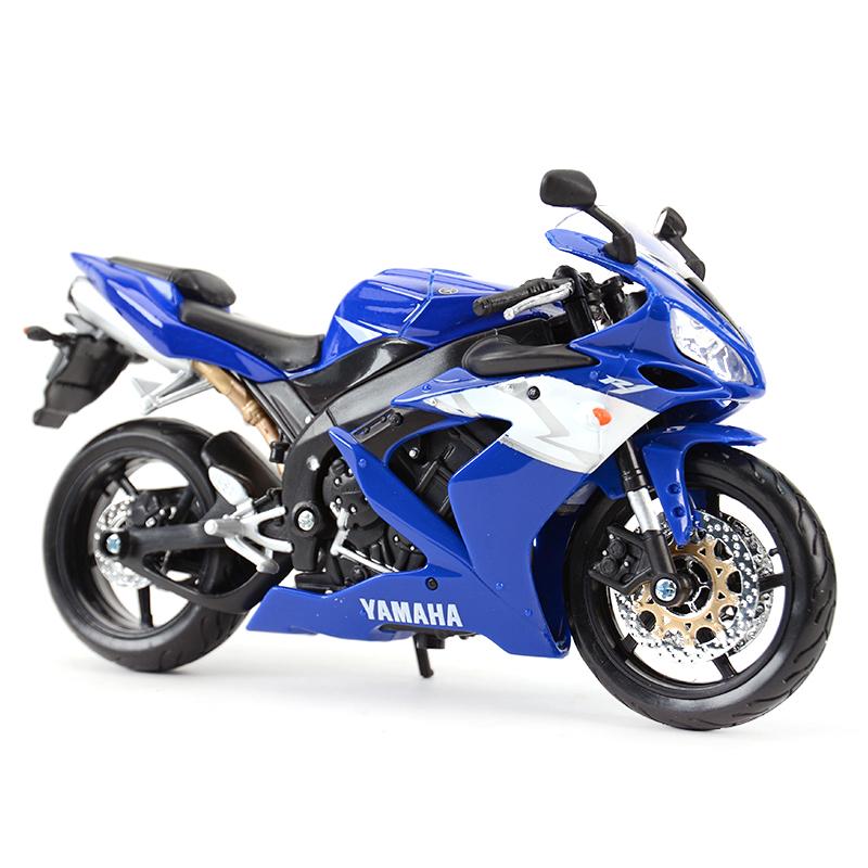 1/12 Yamaha YZF-R1 Die Cast Vehicles Collectible Hobbies Motorcycle Model Toys