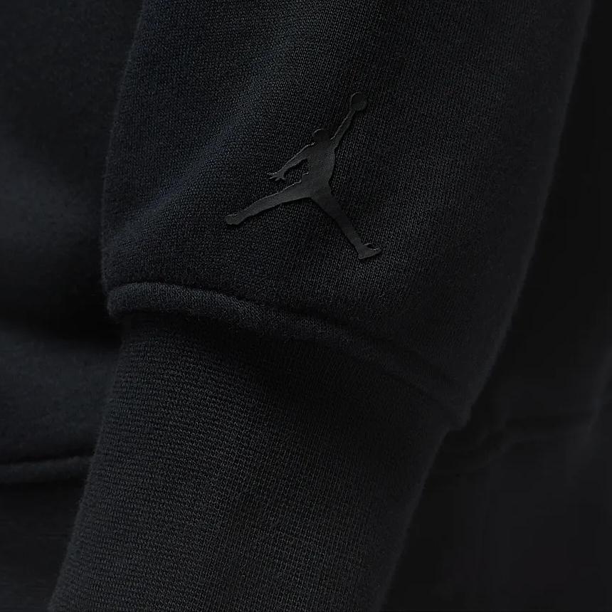 Jordan Essentials FW24 Bisiklet Yaka Spor Yazılı Desen Uzun Kollu Erkek Sweatshirt Siyah HV9284010