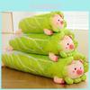Bok Choy And Pork Plush Pillow With Short Plush Material Soft Toy For Girls Bedroom Decor