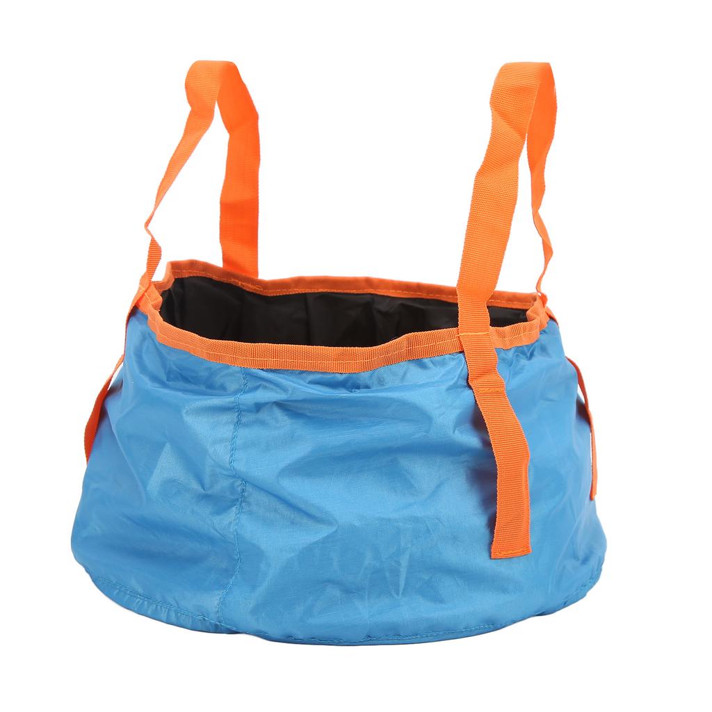 Faltbares Becken für den Außenbereich, rund, robust, verschleißfest, fest, zuverlässig, tragbares Becken für Reisen, Camping, blau