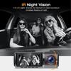 3Lens FHD 1080P Dashcam Car Camera 2.45inch IPS Super Night Vision Loop Recording Vehicle Accessories