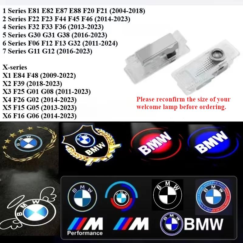 For BMW Ccar door LED projector decorated with BMW welcome lights X1/X3/X4/X5/X6 new 3 series, 5 series and 7 series modification.