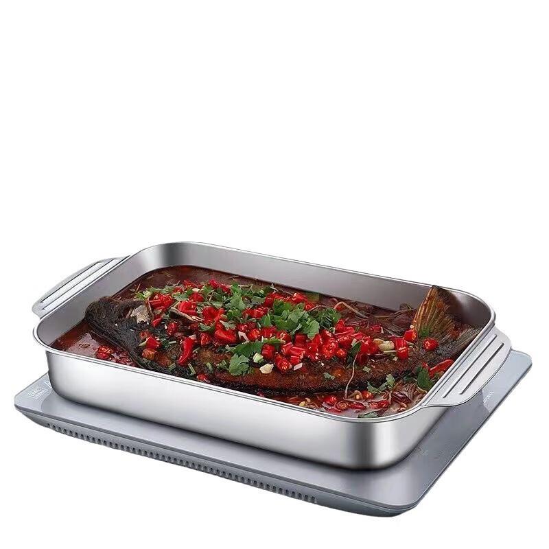 Saikou Commercial Thickened Stainless Steel Square Roasting Pan