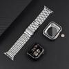 Stainless Steel Strap+case for Apple Watch 44mm 45mm 41mm 40mm Upgrade TPU Case Iwatch Series 9 8 7 6 SE 5 4 Metal Bracelet