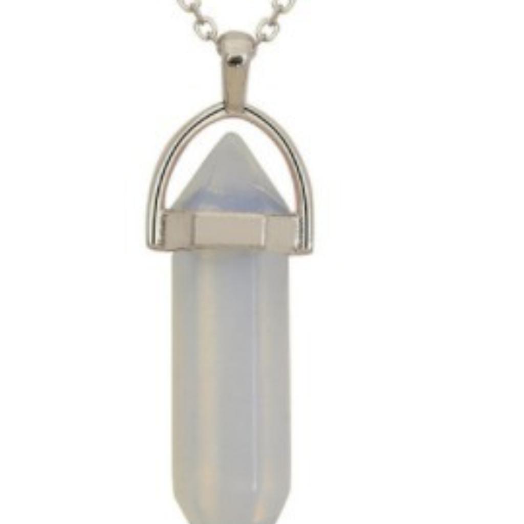 Fashion Trend Crystals Necklace Bohemian Hexagon Opal Pendant Necklace Female Hexagon Crystal Neckl Fashion Trend Crystals Necklace Bohemian Hexagon Opal Pendant Necklace Female Hexagon Crystal Neckl