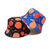 Spring and Summer Polyester Cartoon Print Bucket Hat Outdoor Travel Sun Cap For Boy and Girl 108