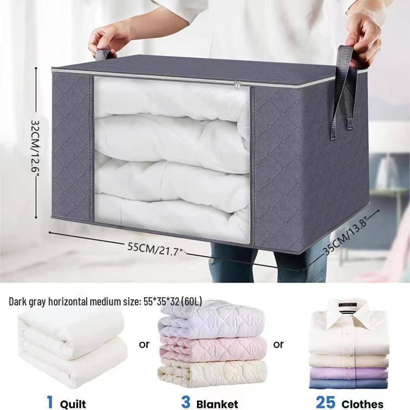 Premium Dustproof Moistureproof Non-Woven Storage Bag for Clothes and Quilts - Thickened Moving Solution
