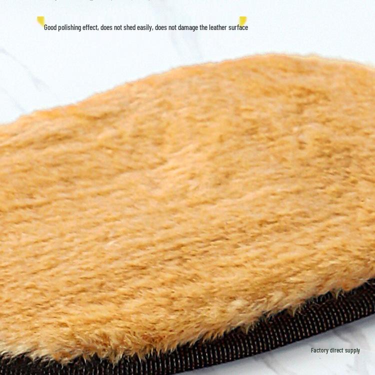 Leather Shoe Polishing Glove, Soft Flannel Universal Brush Cloth