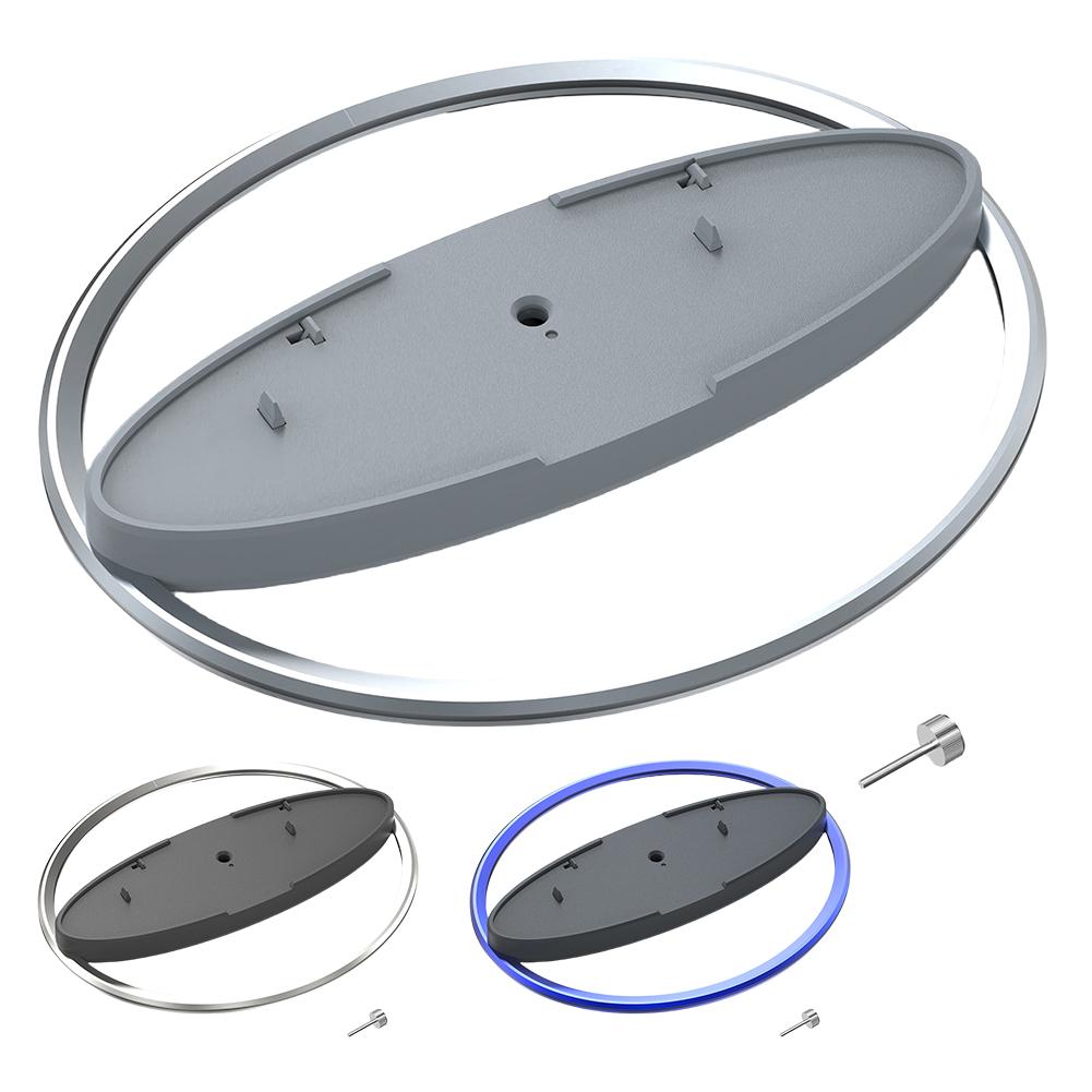 Portable Metal Vertical Stand Game Console Base Bracket Anti-Slip Base Vertical Stand Holder for PS5 Pro/PS5 Slim/PS5 Console