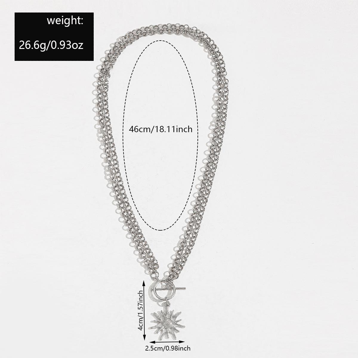 *** necklace European and American exaggerated jewelry women s personality pendant autumn and winter collarbone chain