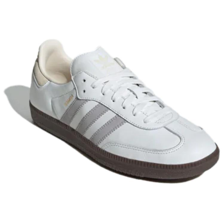adidas Samba OG White Grey Cream Unisex Sneakers Core-White Grey-Two Cream-White IH4880