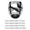 Detachable Face Guard Helmet Clear Vision Taekwondo Headgear with Impact Resistant