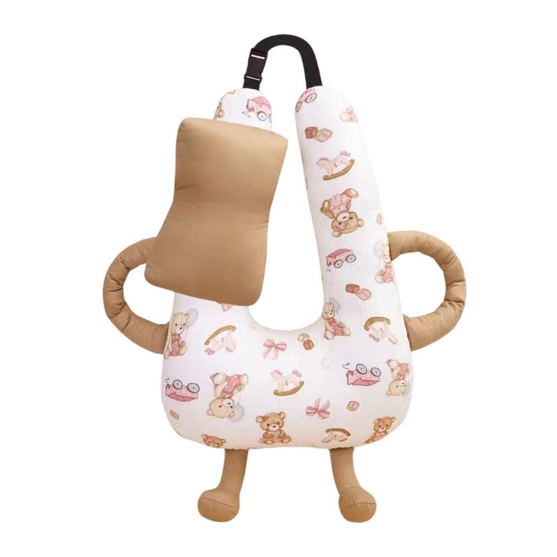 Portable Infant Neck Rest Support Pillow For Car Seats Strollers Comfortable Polyester Filling Easy To Clean Headrest