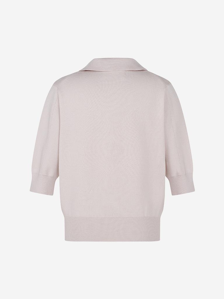LORDLOAR Signature Collar Knit Pink