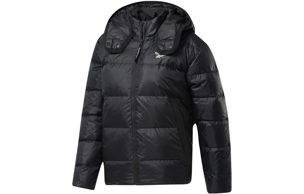 Reebok Down Jackets Women s Black Hooded Moderate Down Jacket GR8982 XL