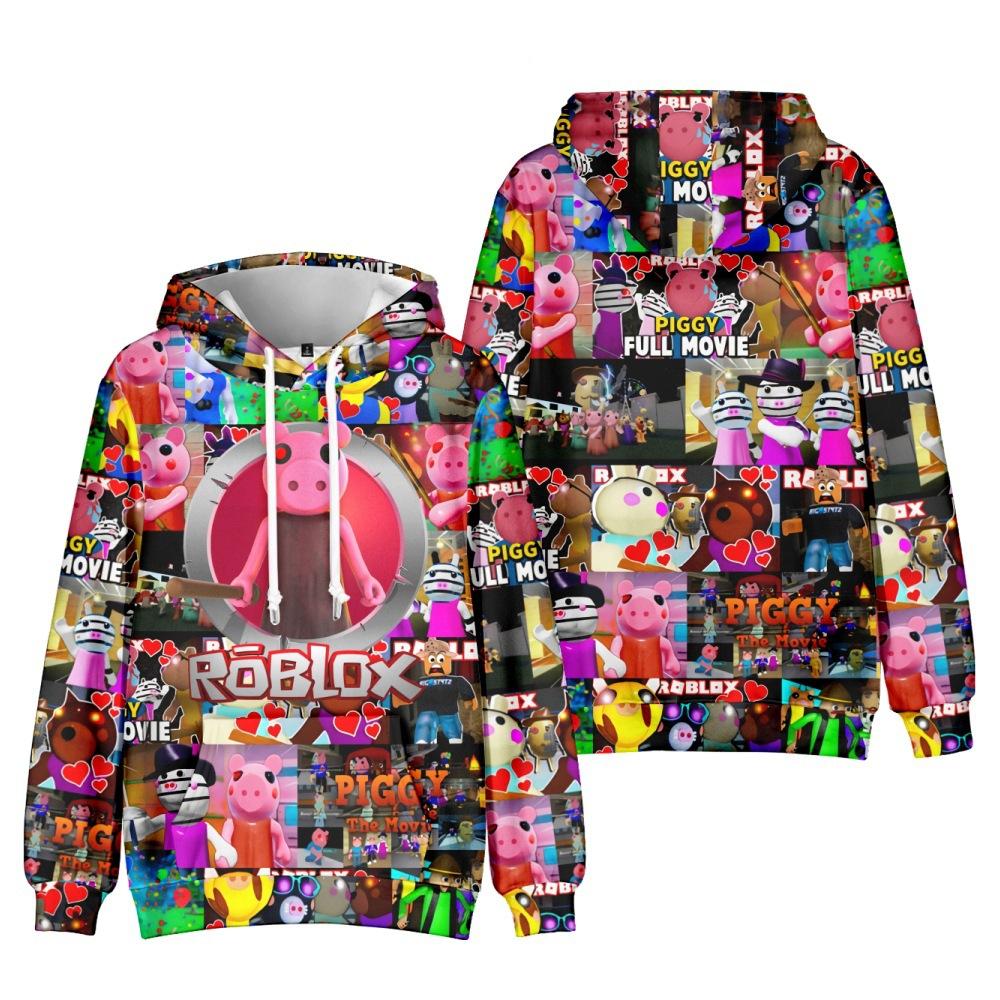 

11 Colors Fashion Creative Cartoon Pattern Print Hoodie for Men and Women Autumn Casual Hooded Sweatshirt Cool Y2k Harajuku Top XXS