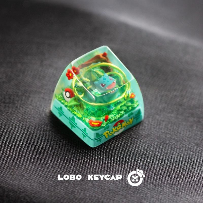 Pokemon Squirtle Bulbasaur Mechanical Keyboard Keycap ESC Cute Resin Shrink Mold Drip Glue Keycaps Anime Peripheral Accessories