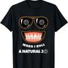 Funny Natural 20 T-Shirt. RPG Tabletop Board Game Shirt.