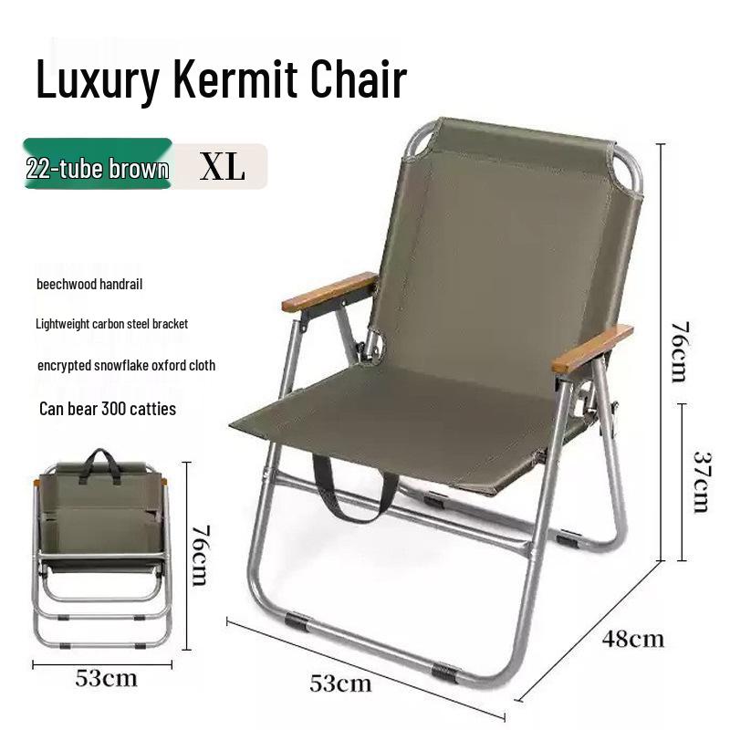 Kermit Outdoor Portable Aluminum Folding Camping & Fishing Chair