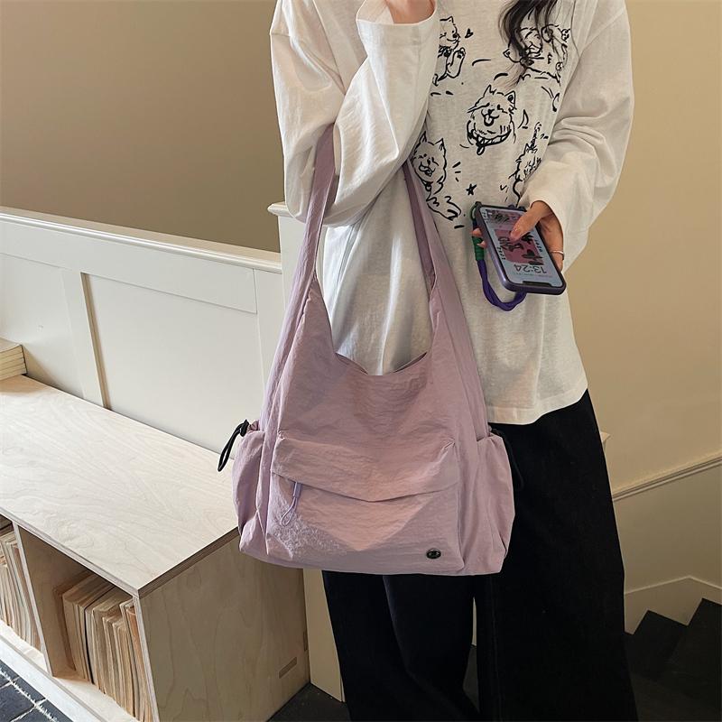 Women's Bag Large Capacity Tote Bag Solid Color Handbag Underarm Bag