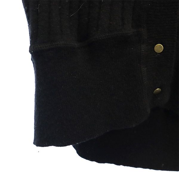 SEE BY CHLOE wool blend Long sleeve cardigan USA2 black Women Used