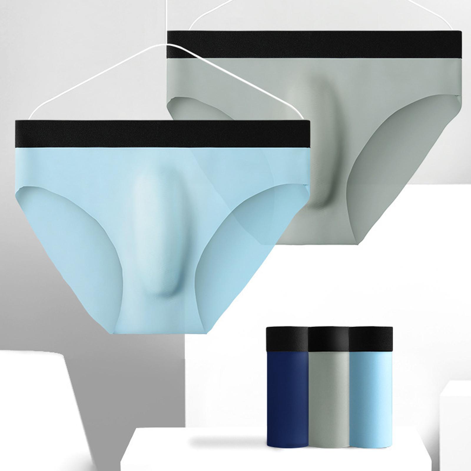 Мужское летнее прохладное мягкое удобное нижнее белье бесшовные дышащие ультратонкие — фото 4