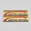2x Gold Metal Limited Edition  Emblem 3D Sport Bagde Turbo Sticker Car Decal