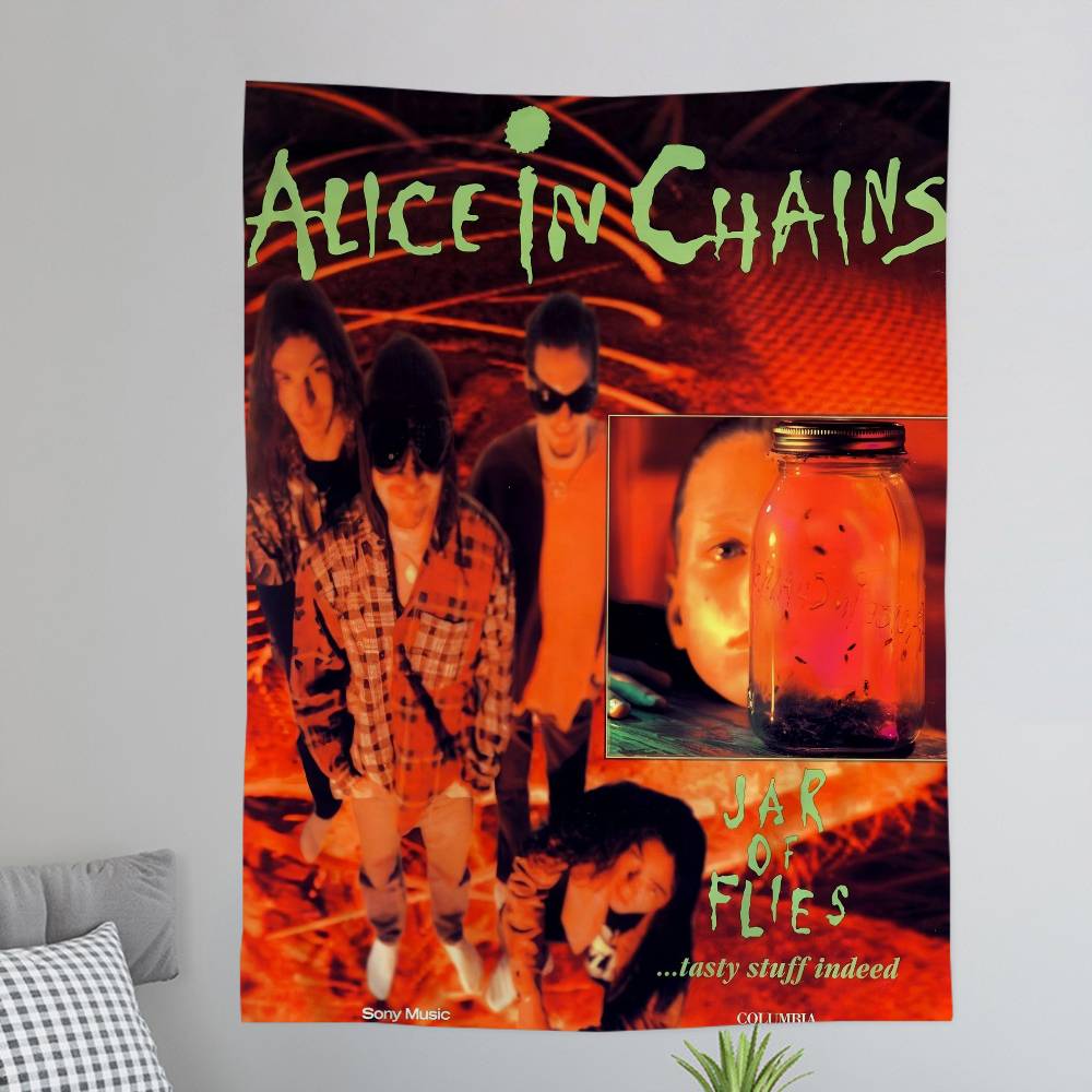 AAlice IIn CChains Colorful Tapestry Wall Hanging Bohemian Wall Tapestries Mandala Wall Art Decor