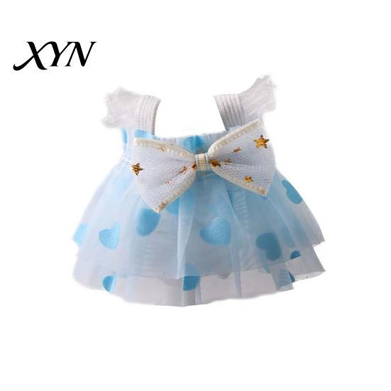 Photo Prop Hamster Clothes Cute Dress, Sweet Floral Heart Fruit Prints, Lace Trim Pet Dress Small Animal Costume with Bow, Animals Outfit for Squirrel