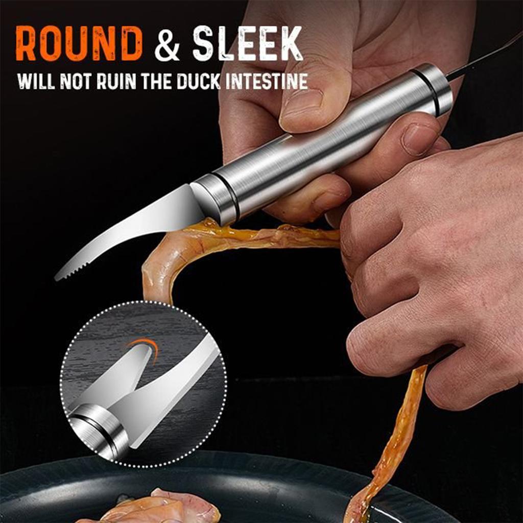 6 In 1 Multifunctional Fast Shrimp Peeler Stainless Steel Shrimp Line Cutting Scraping Digging Fish Scales Knife Kitchen Tools