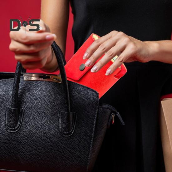 Peněženka Cash Wrap Rychlý přístup k hotovosti Držák na peníze Organizér na hotovost z umělé kůže s magnetickým zapínáním Praktická peněženka pro barmana, holiče