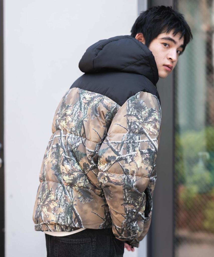 WEGO Unisex Puffer Blouson Winter Korean Size Pattern 1 2-Way Outerwear, Jacket, Functional, Style, Fall/Winter Wear, Gift, Men's, L,