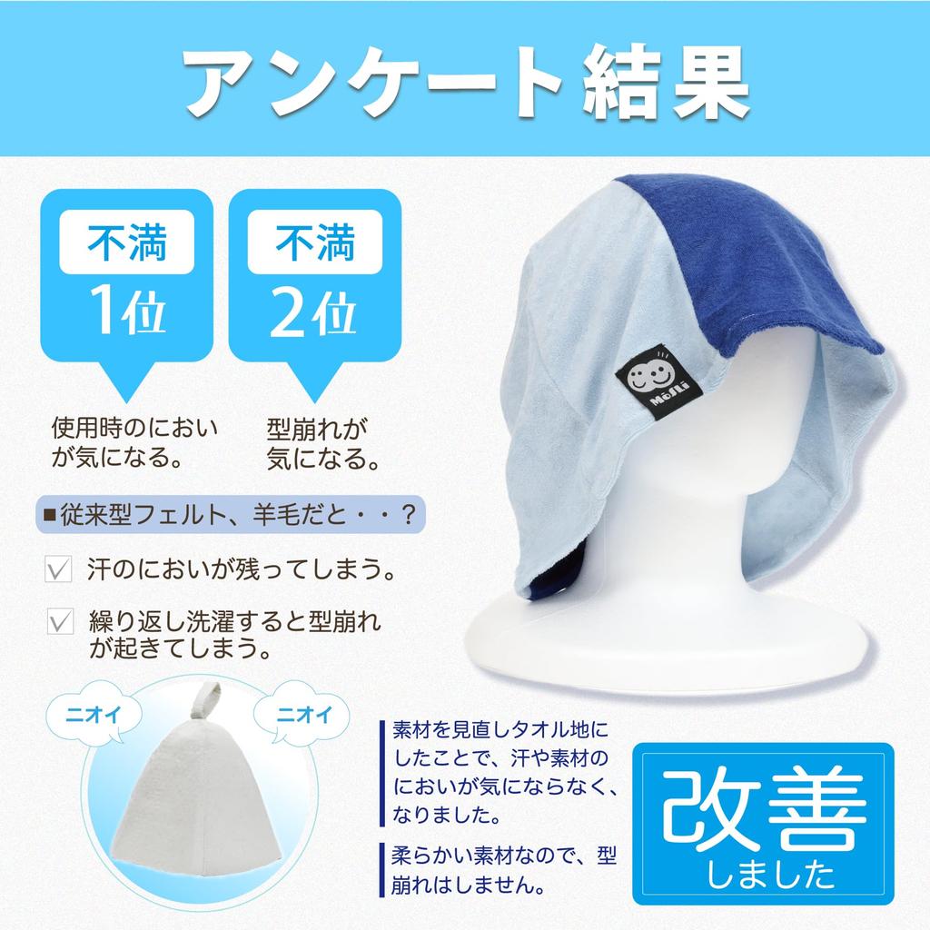 Sauna Hat for Men and Large Protects Hair and Scalp from High and Low For a Comfortable Sauna Free Size [MoSLi] Women, Size, Washable, Humidity,