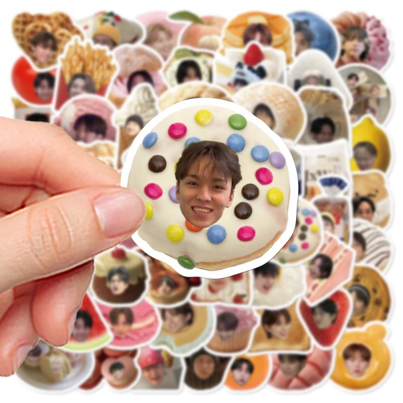 60Pcs  Kpop Character Stickers Meme Fans Graffiti Decal Diy Phone Luggage Laptop Decorative Sticker Toy Gift