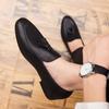 New Men Classic Loafers Men Casual Comfortable Fashionable Small Leather Shoes Italian Gentleman Social Shoes Men Sizes 37-44