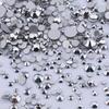 Rhinestones Multi Sizes Colorful Non Hotfix Rhinestone Flat Back Nail Rhinestones for DIY Crafts