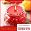 Smokeless Odorless Ghee Candle - 24/72 Hr Flat Lotus Buddha Offering Lamp for Home