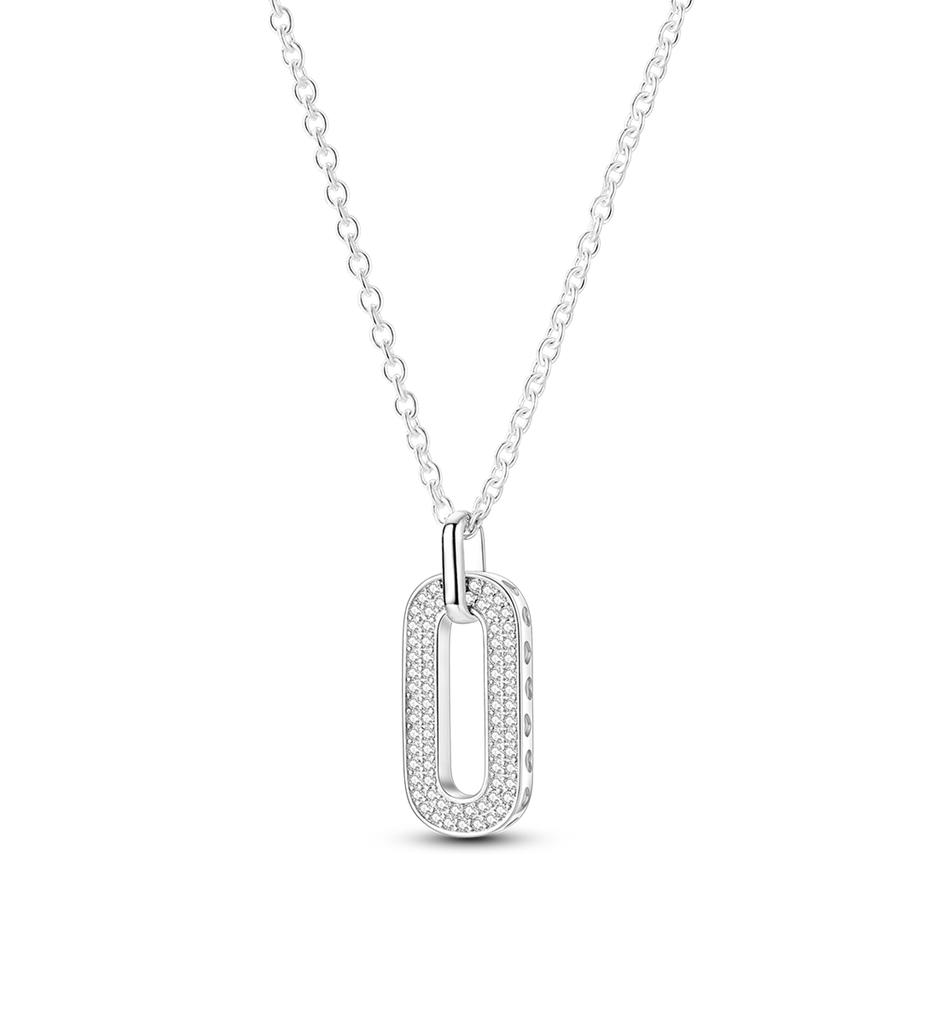 Pendant Necklace For Woman Copper Plated Heart Moon Original Chain Necklace Fashion Jewelry