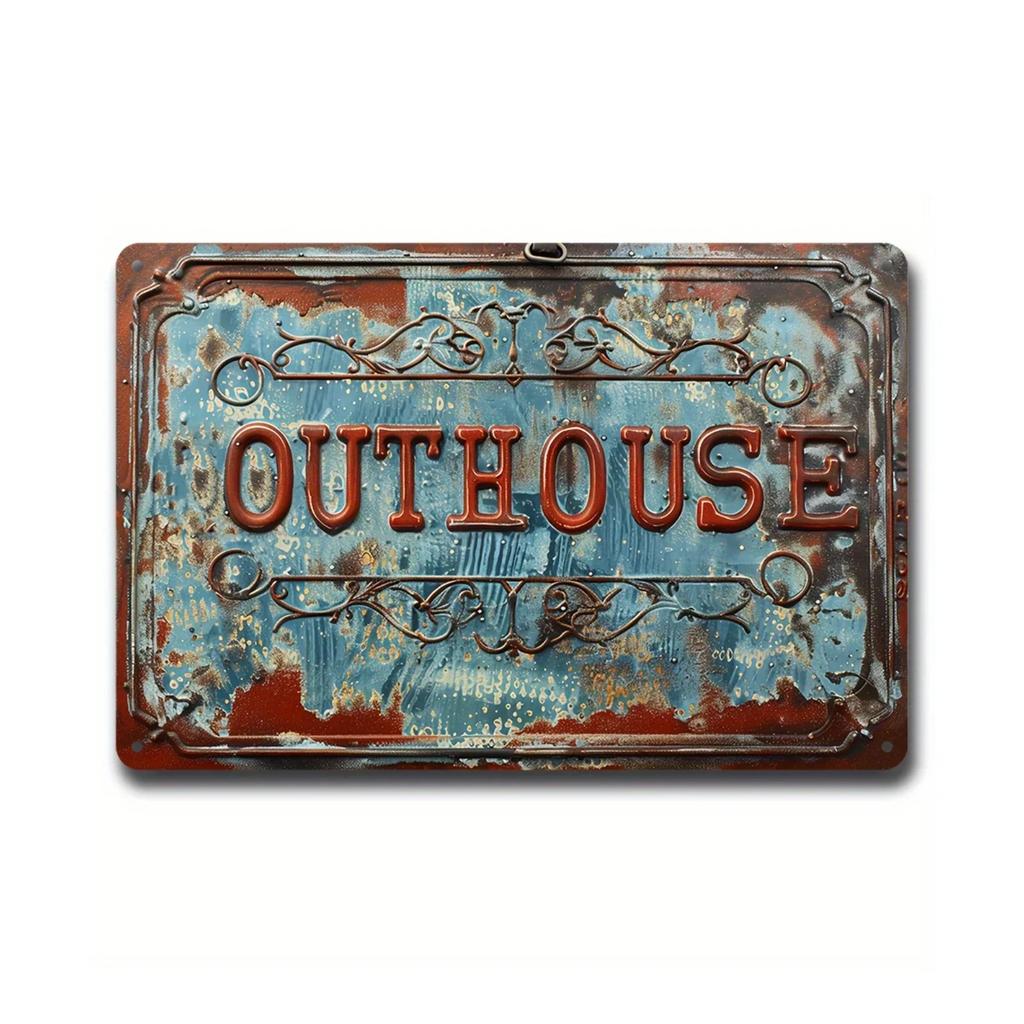 Vintage Bathroom Kitchen Toilet Plaque Metal Tin Signs Decorative Plates for Toilet Club Man Cave Bar Pub Hotel Cafe Wall Decor