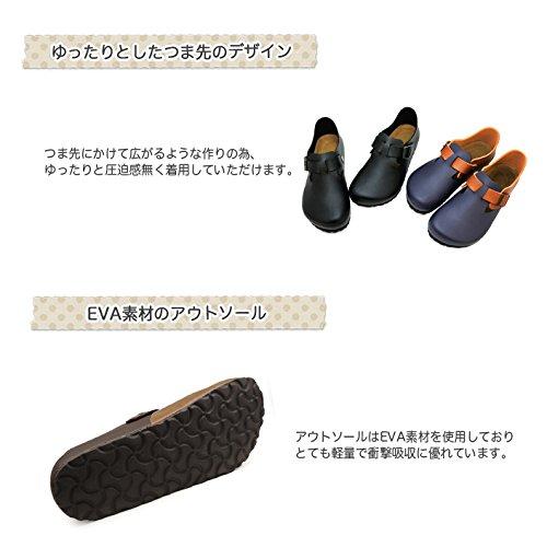 Joy Walker Belt Slip-On Casual Flats, Comfort Shoes, Size 111P, Size 36 (23.0cm), Black