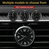 FIQK8 Car Stickers Digital Car Clock Night-light Clock Auto Parts For Lexus LS LC RZ IS350 ES300 GS350 CT200h GX460 LX570 RX500h NX300