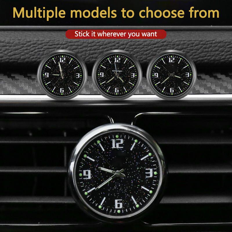 FIQK8 Car Stickers Digital Car Clock Night-light Clock Auto Parts For Lexus LS LC RZ IS350 ES300 GS350 CT200h GX460 LX570 RX500h NX300