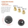 RASTP-Forged Pattern Carbon Fiber Manual Transmission Gear Shift Head for Most Car Decorations Accessories RS-SFN091